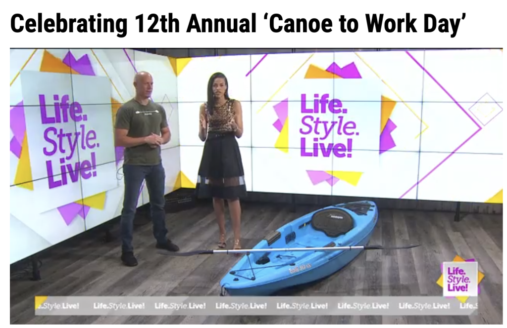 Canoe to Work Day Life Style Live